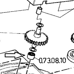 Needles Bearing HK0810 for Band Saws Femi - Drawing