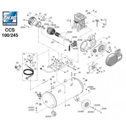 FIAC Spare Parts for Piston Air Compressor CCS 100/245