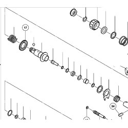 Secondo Ingranaggio per Martelli Tassellatori Hitachi DH18PB