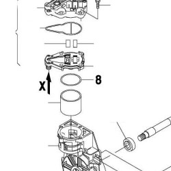 O-Ring for Compressors Cylinder FIAC Air Splash 24-Air Click