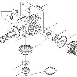 Tasto di Blocco per per Smerigliatrici Makita 9067-9069