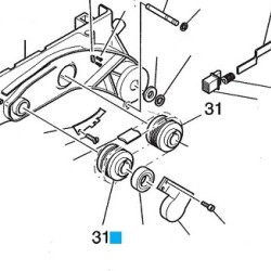 Pulley for Miter Saws FEMI 911-Gold