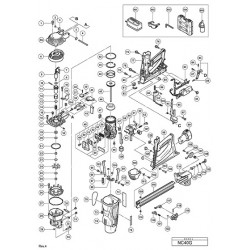 Ricambi Hitachi per Chiodatrice a Gas per Cemento NC40G