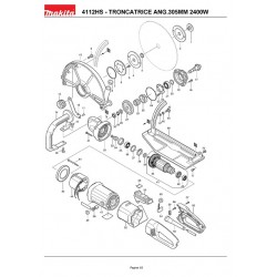 Makita Spare Parts for Angle Cutting 4112HS