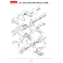 Makita Spare Parts for Circular Saw for Metal 4131