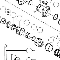 Ammortizzatore per Martelli Demolitori Hitachi H45 MR-MRY-FRV-SR