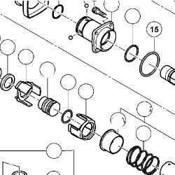 O-Ring 1AS-50 per Martelli Demolitori Hitachi H45 MR-MRY-FRV-SR - Esploso