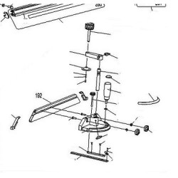Asta Guida per Goniometro Sega da Banco MLT100