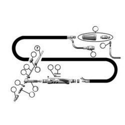 Long Hood SR 17 for Telwin TIG Torch - 2