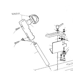 Handle Control for Band Saws FEMI 780-785-787-791