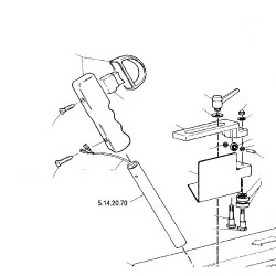 Control Lever for Band Saws FEMI 780-781-780P