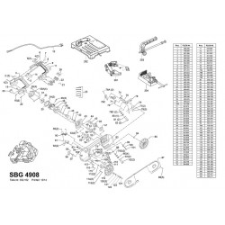 Flex Spare Parts for Band Saw SBG 4908