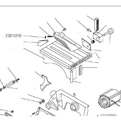 Molla Perno Bloccaggio Braccio per Troncatrice Compa 250-300E.T.