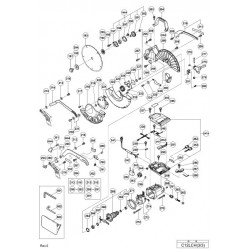 Hitachi Spare Parts for Sliding Compound Miter Saw C12LCH