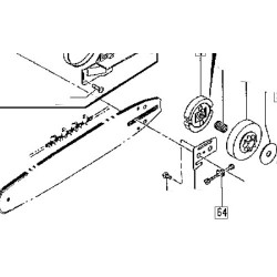 Tension Adjustment Bolt for Chainsaw Tanaka ECS3351D