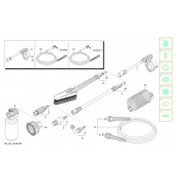 Black&Decker Spare Parts for Pressure Washer PW 1400 P