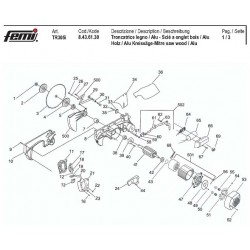 Ricambi Femi per Troncatrice per Legno TR305-I