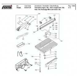 Ricambi Femi per Troncatrice per Legno TR305-I