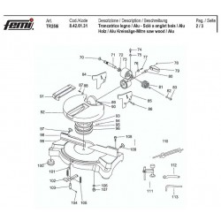 Femi Spare Parts for Miter Saw TR250i-8426131