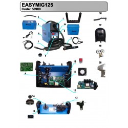 Ricambi Awelco per Saldatrice EASYMIG 125