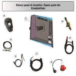 Awelco Spare Parts for Welding PULSEMIG 250