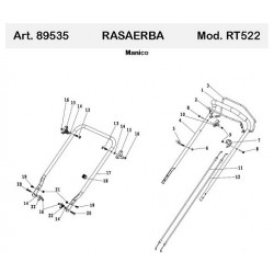 Ricambi Ama per Rasaerba a Trazione RT522