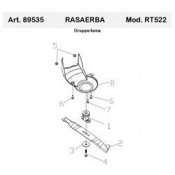 Ama Spare Parts for Lawnmower RT522
