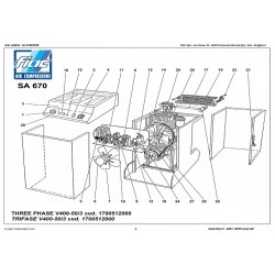 FIAC Spare Parts for Compressor SA 670