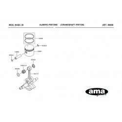 Kawasaky Spare Parts for Bruschcutter NKBC 35