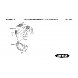 Kawasaky Spare Parts for Bruschcutter NKBC 35