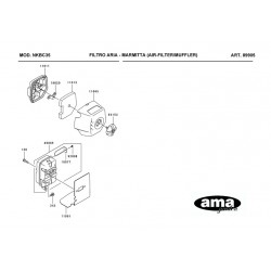 Kawasaky Spare Parts for Bruschcutter NKBC 35