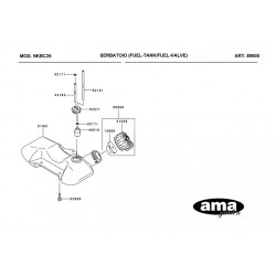 Ricambi Kawasaky per Decespugliatore NKBC 35