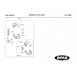 Kawasaky Spare Parts for Bruschcutter NKBC 35