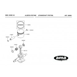 Kawasaky Spare Parts for Bruschcutter NKBC 45