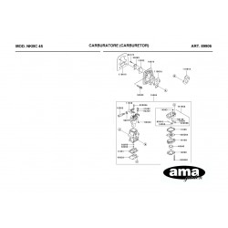 Ricambi Kawasaky per Decespugliatore NKBC 45