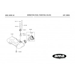 Ricambi Kawasaky per Decespugliatore NKBC 45