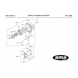 Kawasaky Spare Parts for Bruschcutter NKBC 45