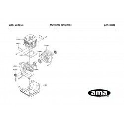 Kawasaky Spare Parts for Bruschcutter NKBC 45