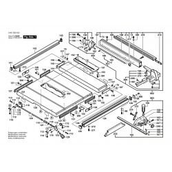 Bosch Spare Parts for Bench Saw GTS 10