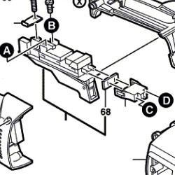 Sealing Plate for Angle Grinders Bosch GWS22-230JH/24-230B/PWS1900