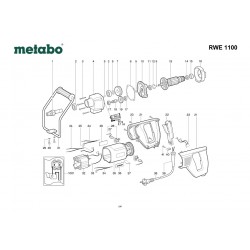 Ricambi Metabo per Miscelatore RWE 1100