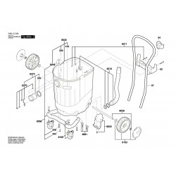 Bosch Spare Parts for All Purpose Vacuum Cleane GAS 55 M AFC