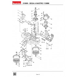 Makita Spare Parts for Band Saw 2106W