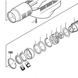 Spring Retaining Ring for Demolition Hammer Bosch GBH 7-46 DE