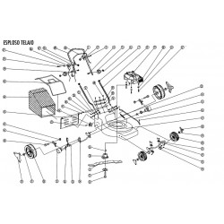 Papillon Spare Parts for Lawnmower GREEN 40 - 48