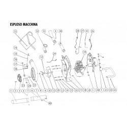 Papillon Spare Parts for Blower VB 26E
