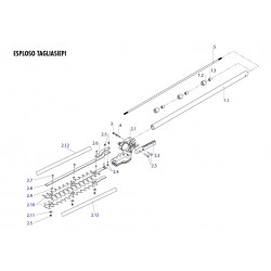 Papillon Spare Parts for Brushcutter Multi cutter 33N - 33E