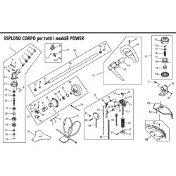 Papillon Spare Parts for Brushcutter Power 43-43E-31B
