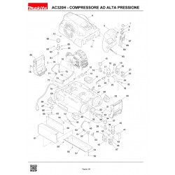 Ricambi Makita per Compressore AC320H