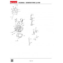 Ricambi Makita per Generatore di Corrente EG2850A